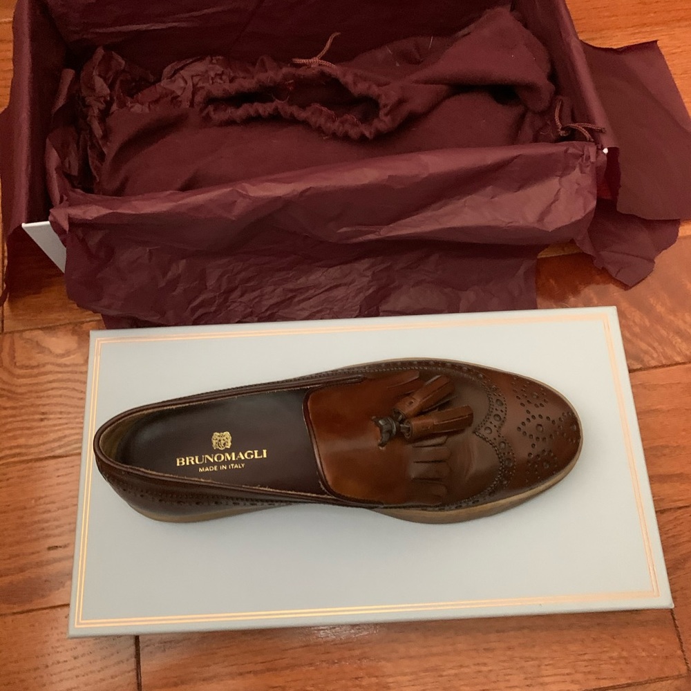 Brown Brunomagli shoes
